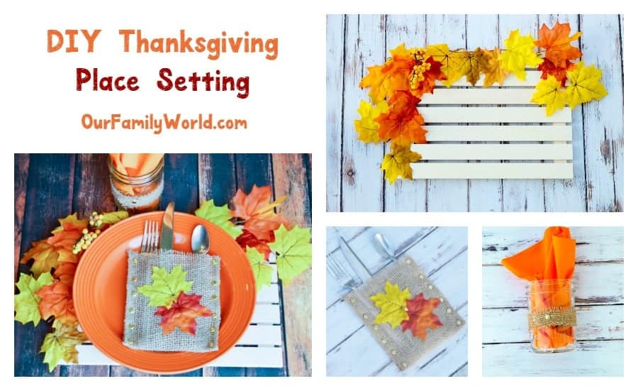 Put Together a Gorgeous DIY Thanksgiving Place Setting