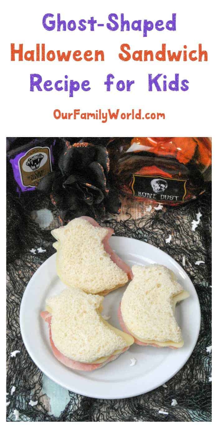 Looking for a fun Halloween sandwich recipe for kids? Check out these adorable & easy ghost-shaped turkey sandwiches! Perfect for spooky lunchboxes!