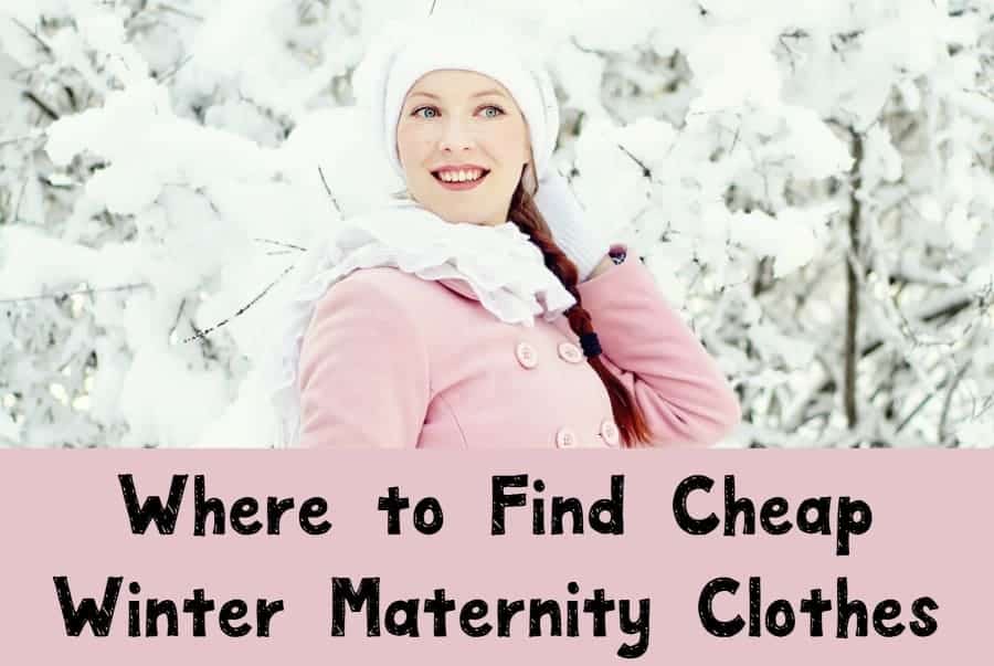 Wondering where to find cheap maternity clothes for winter? Check out 9 stores, plus how to filter your searches to get the best deals!