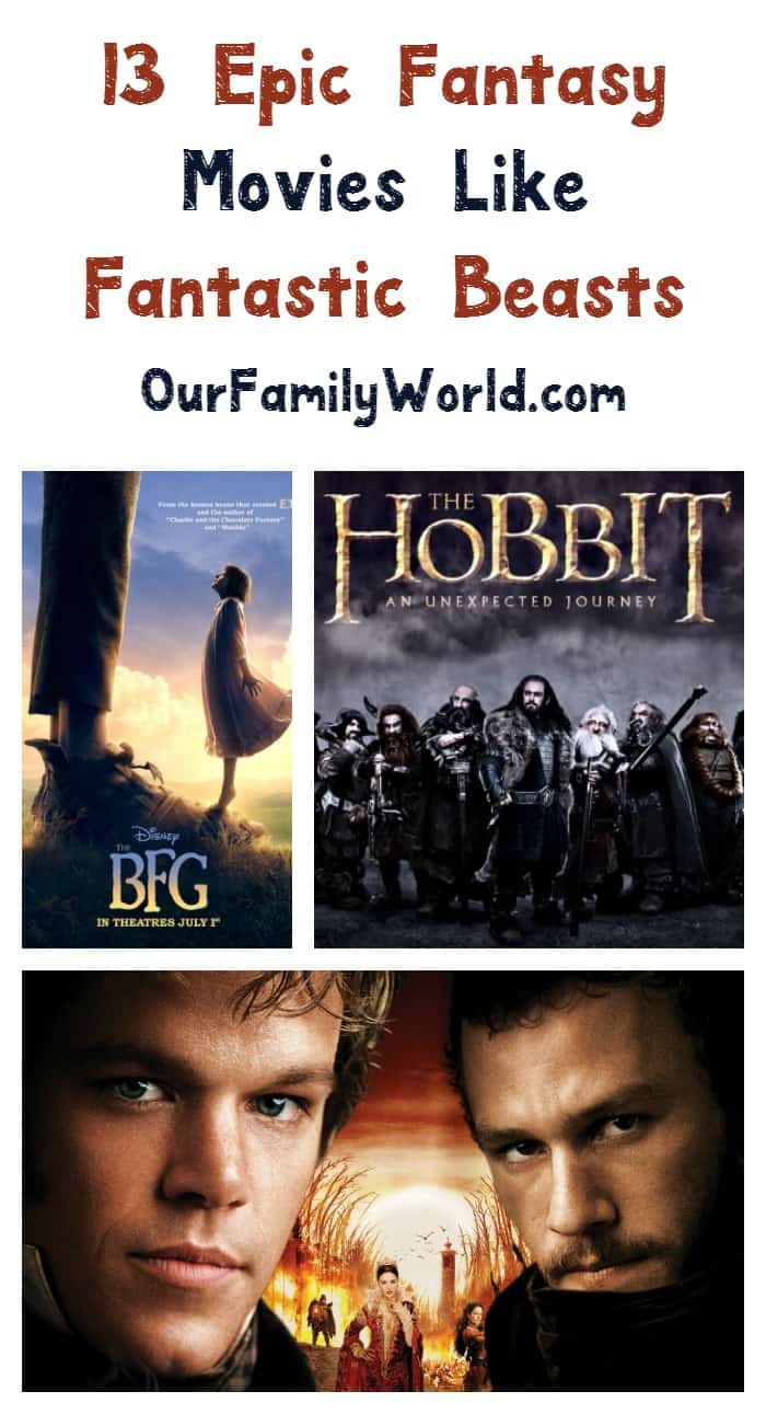 Check out 13 great family movies like Fantastic Beasts and Where to Find them and host your own epic fantasy film night at home!
