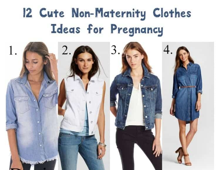 Trying to save money on clothes to cover your ever-growing baby bump? Here's a tip: there are plenty of non-maternity clothes for pregnancy that you can wear! Check out 12 ideas we love!