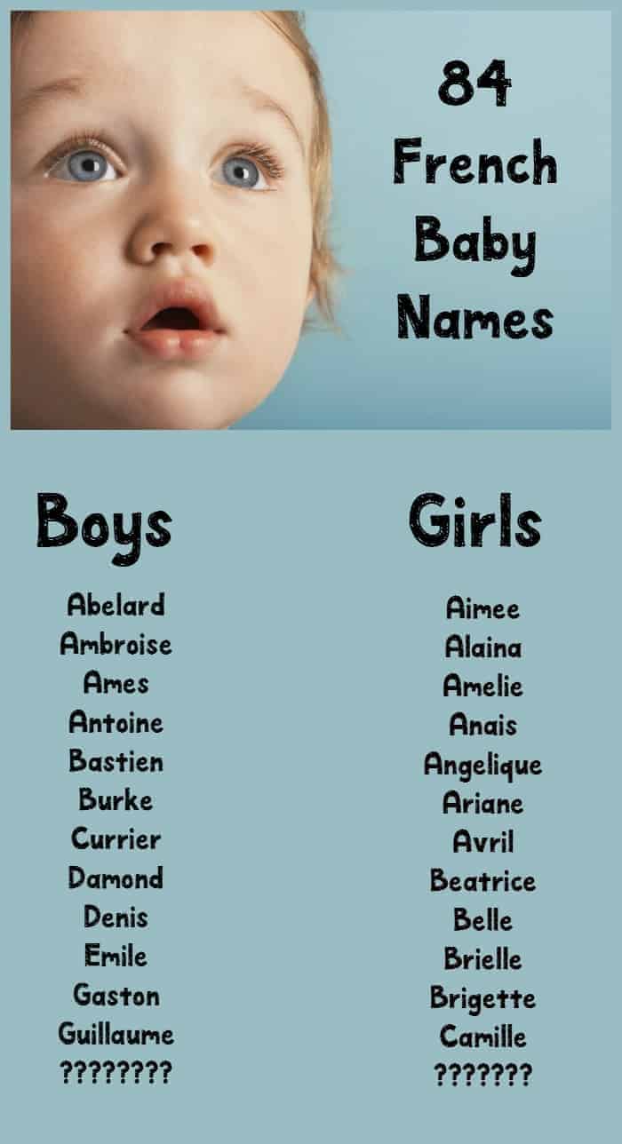French baby names are so elegant and strong, don’t you think? Check out over 80 of our favorites for both boys and girls! 