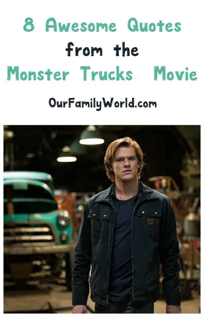 Can't wait to see Monster Trucks? Check out 8 awesome quotes to get you more excited about the movie!