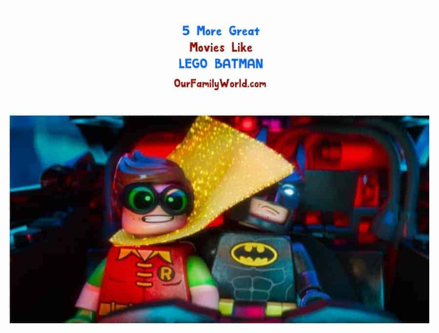 I've been on the hunt for more great family movies like The LEGO Batman movie, and I found a few that I think your family will love, too!