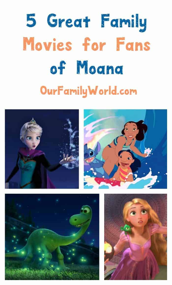 Looking for more great family movies like Moana? Check out 5 of our favorites that feature many of the same themes!