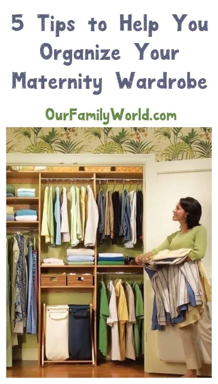 Organizing your maternity wardrobe early in your pregnancy can help save you a lot of time & money later! Check out our tips to get it done fast!