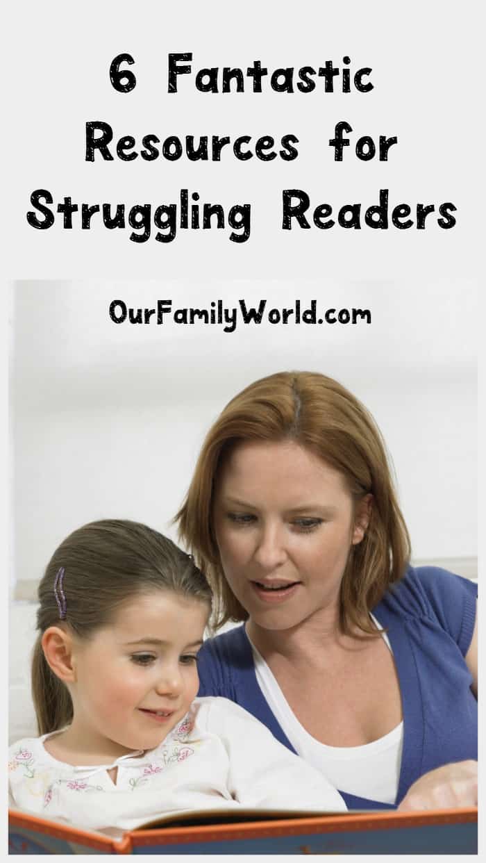 Is your child having a tough time learning to read? Check out 7 of our favorite resources for struggling readers!