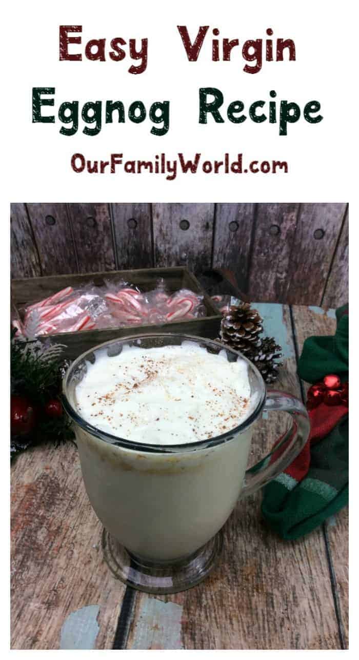 The holidays wouldn't be complete without eggnog, right? We have a delicious eggnog virgin drink that is just perfect for the kids (and non-drinking adults!) at your holiday parties!