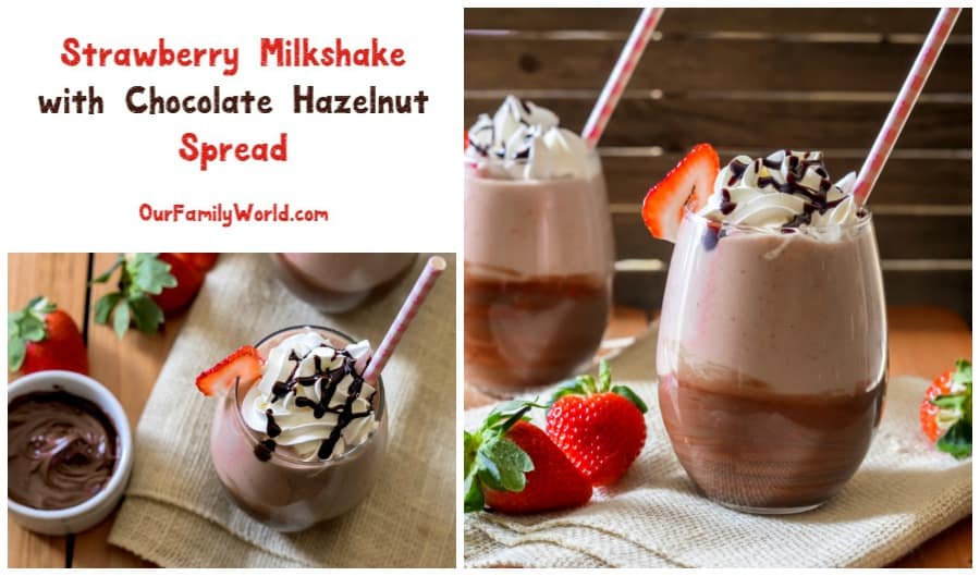 Need a tasty boost to keep your energy going during pregnancy or while nursing? Whip up this yummy strawberry chocolate milk shake!