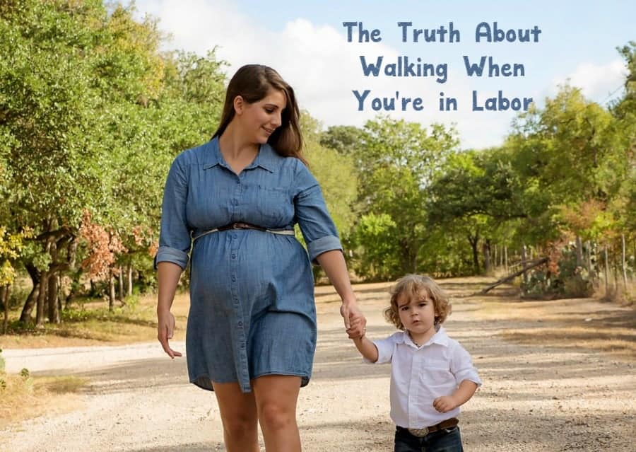 How much walking can you really do when you’re at the end of your pregnancy? Find out the truth about walking in labor and right before childbirth!
