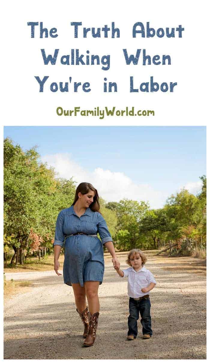 How much walking can you really do when you’re at the end of your pregnancy? Find out the truth about walking in labor and right before childbirth! 