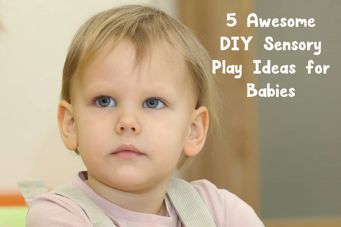 These DIY sensory play ideas for babies are a terrific way to let your tiny tot explore new textures! Check them out!
