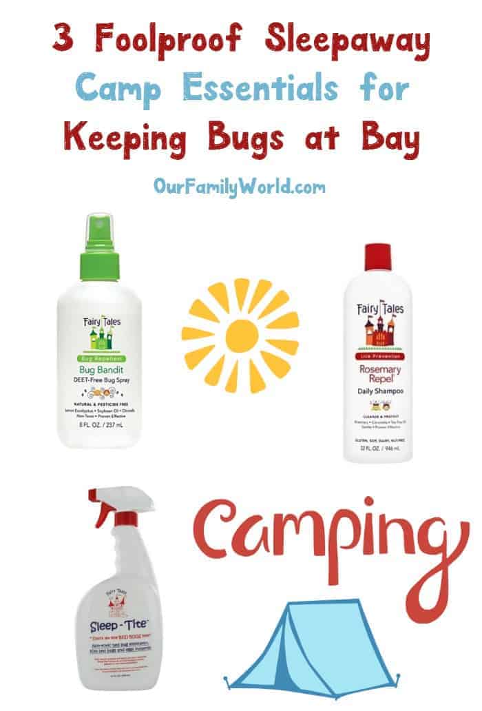 Sending your kids to sleep away camp this year? These are the 3 essentials you absolutely need to be packing with them to keep bugs at bay! Check them out! 