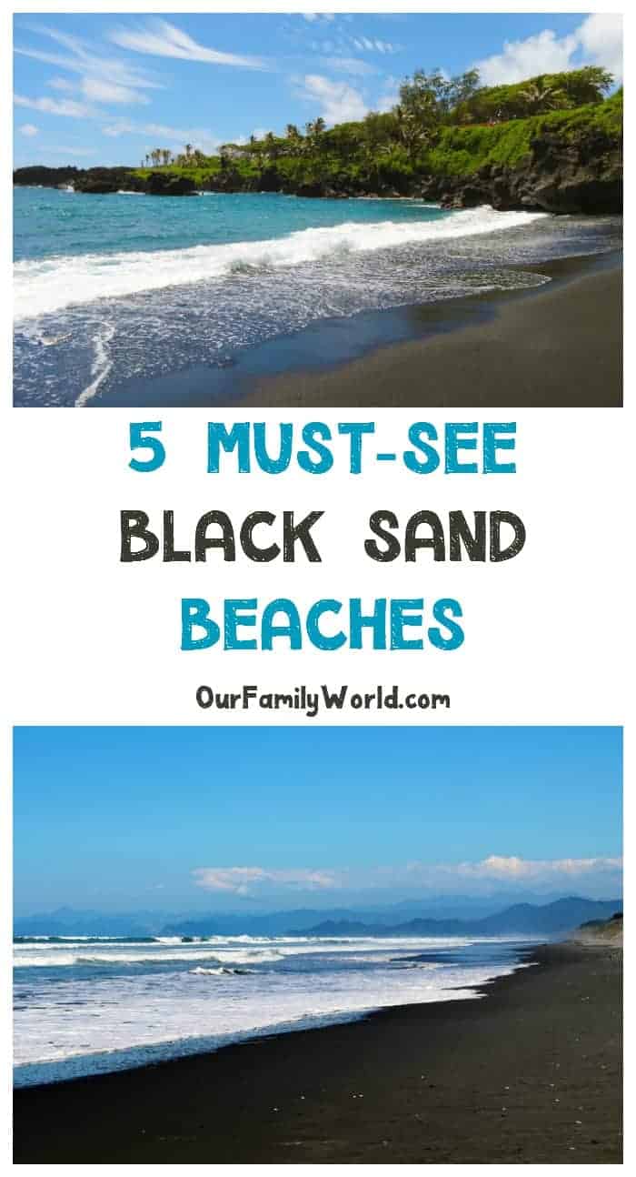 Who said beach vacations had to involve golden fields of light sand? These 5 must-see black sand beaches will make you want to pack your bag and say “let’s go!”