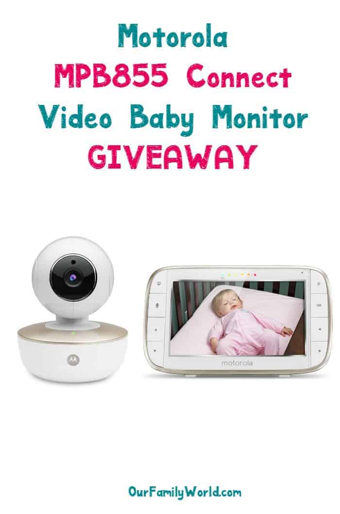 Enter for a chance to win a Motorola Connect video baby monitor & watch your baby dream from anywhere! Open to US Only. 