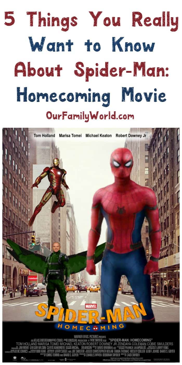 5 Things You Really Want To Know About Spider Man Homecoming Movie