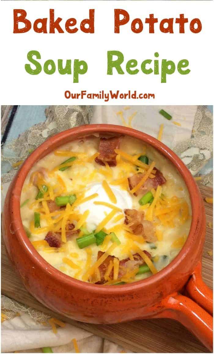 Yum! This loaded baked potato soup really hits the spot on a cold winter’s night! Grab the recipe and give it a try! Make an extra batch to freeze for busy days!
