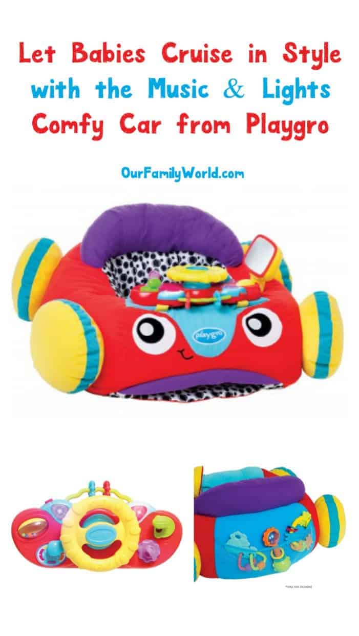 Let your baby ride in style with the Music & Lights Comfy Car from Playgro! Check it out!