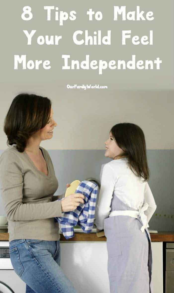 Want to teach your child to be more independent without giving them free reign to do as they please? Check out these 8 parenting tips!