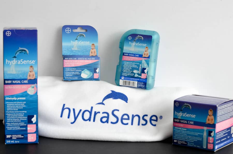 Today, I’m sharing my favorite tips on how to comfort your baby through a cold, including my #1 tip: using hydraSense® Baby Nasal Care! Let’s check them out! 