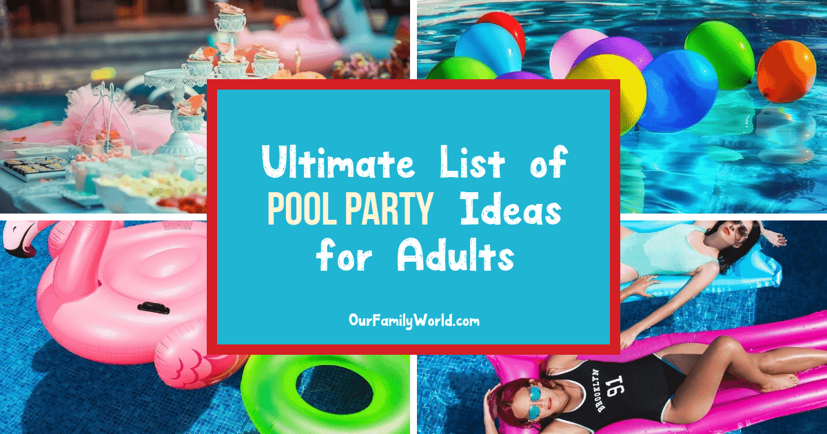 Get ready for some amazing pool party ideas for adults!  We're sharing everything you need to pull off the best outdoor bash this summer! Check it out!