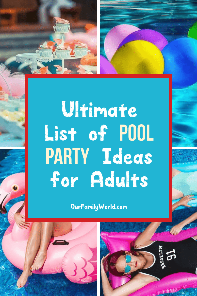 Get ready for some amazing pool party ideas for adults!  We're sharing everything you need to pull off the best outdoor bash this summer! Check it out!