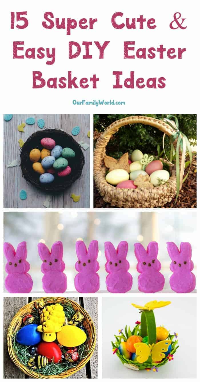 Looking for cute DIY Easter basket ideas for your whole family that look absolutely amazing? These 15 ideas are pretty egg-cellent, if I do say so myself! Check them out!