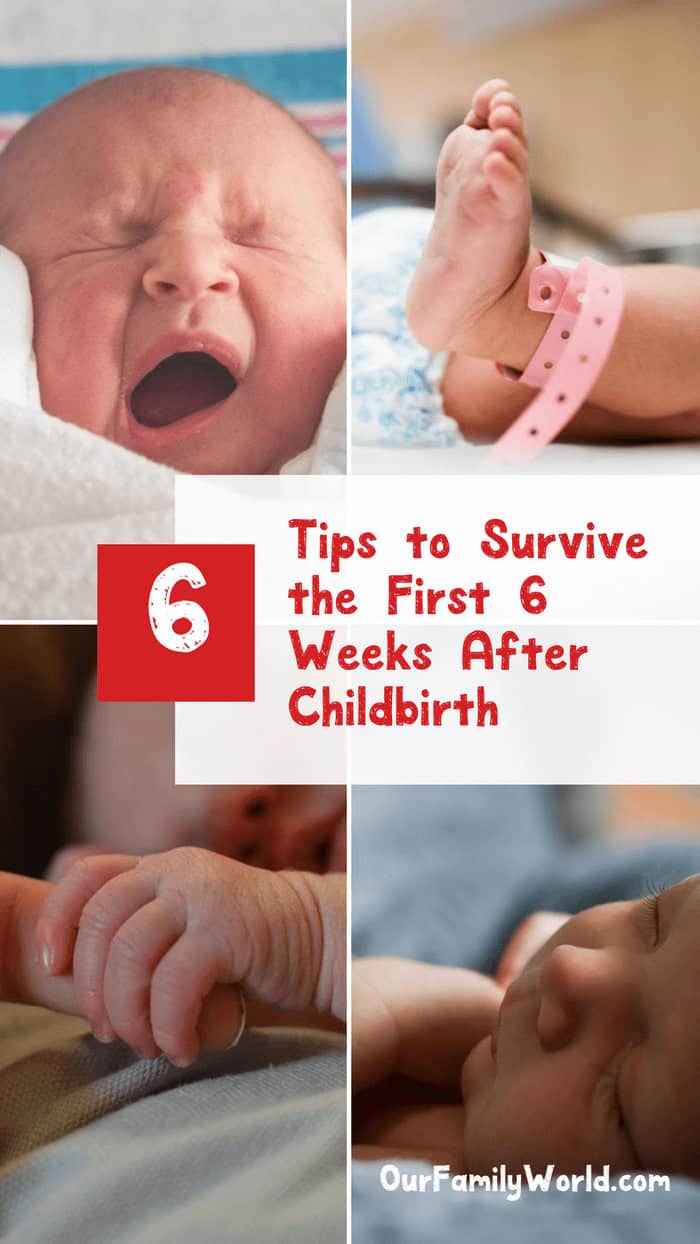 Those first 6 weeks after childbirth can feel like a strange Twilight Zone. Your hormones are out of whack and you’re trying to get a handle on motherhood. It doesn’t have to be hard! Here are my 6 tips for surviving the first 6 weeks after childbirth.