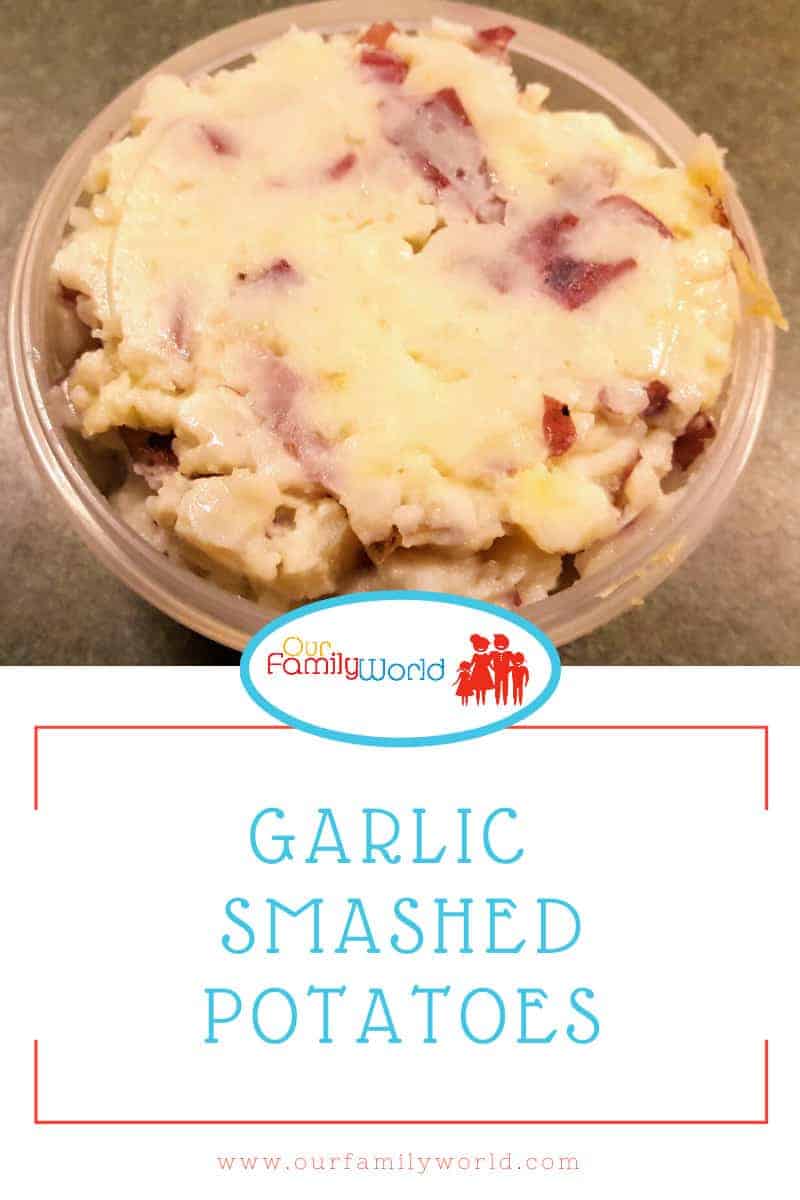 garlic smashed potatoes