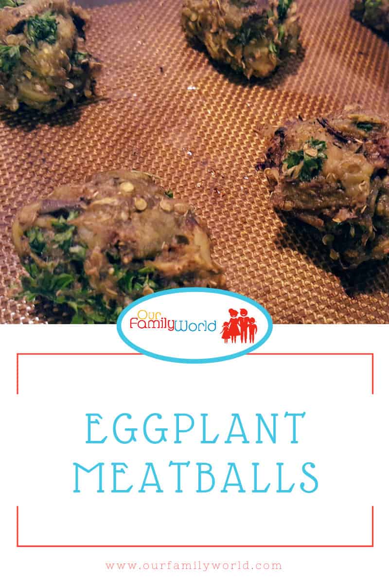 Easy Eggplant Vegetarian Meatballs